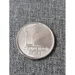 Moeda Brasil 1 cruzeiro 1990 data dificil S-FC