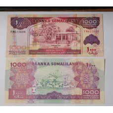 Cédula de Somaliland 1000 shillings 2006 FE 