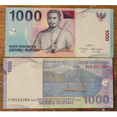 Cédula da Indonesia 1000 rúpias 2011 FE