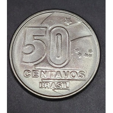 Moeda Brasil 50 centavos 1990 FC 