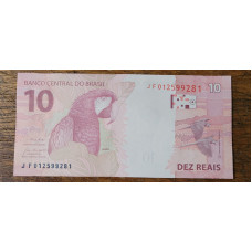 Cédula Brasil 10 reais JF FE 