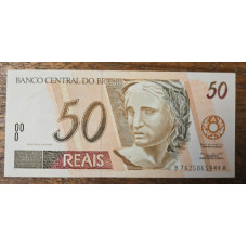 Cédula Brasil 50 reais C317 FE primeira Familia