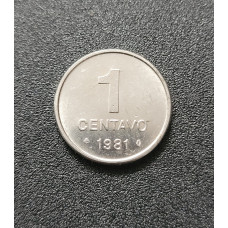 V339 Moeda Brasil 1 centavo 1 sojinha 1981 Soberba