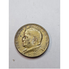 V218 Moeda Brasil 50 centavos 1951 Gaspar Dutra MBC