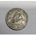 Moeda British caribean territories 25 cents 1955 Rainha Elizabeth II