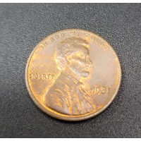 Moeda dos Estados Unidos 1 cent 1981