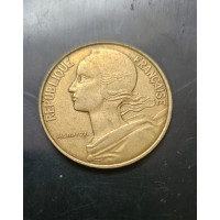 Moeda da França 20 centimes 1994