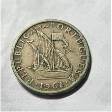 Moeda de Portugal 5 escudos 1964