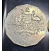 Moeda da Australia 50 centavos 2001 Rainha Elizabeth 