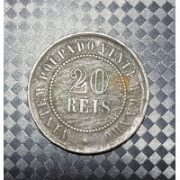 Moeda Brasil 20 reis 1889 bronze vintem república B798 