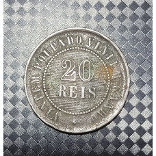Moeda Brasil 20 reis 1889 bronze vintem república B798 