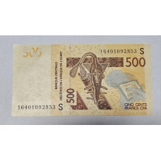 Cédula de Guine Bissau (S) 500 francos FE P919S 