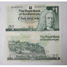 Cédula da Escocia 1 libra FE 