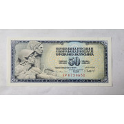 Cédula da Iugoslavia 50 dinara FE 
