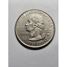 Moeda dos Estados Unidos USA quarter dollar Pensilvânia 1999