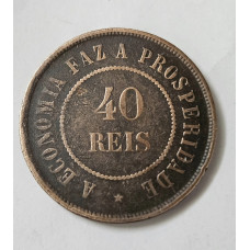 Moeda Brasil republica 40 reis 1907