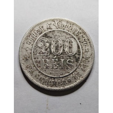 Moeda brasil República 200 reis 1899  V052