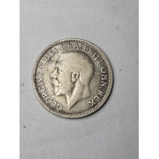 Moeda da Inglaterra 1 shilling 1931 prata 