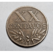 Moeda de Portugal 50 centavos 1953