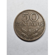 Moeda de Portugal 50 centavos 1973 