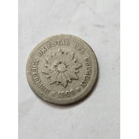 Moeda do Uruguai 2 centésimos 1909