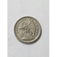 Moeda do Chile 10 centavos 1936