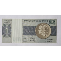 Cédula Brasil 1 cruzeiro C129a asterisco FE