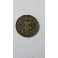 Moeda da Espanha 1 peseta 1944