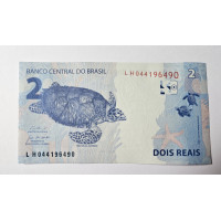 Cédula Brasil 2 reais LH FE