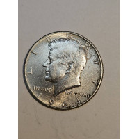 Moeda de Prata Half Dollar JFK 1964 prata 900